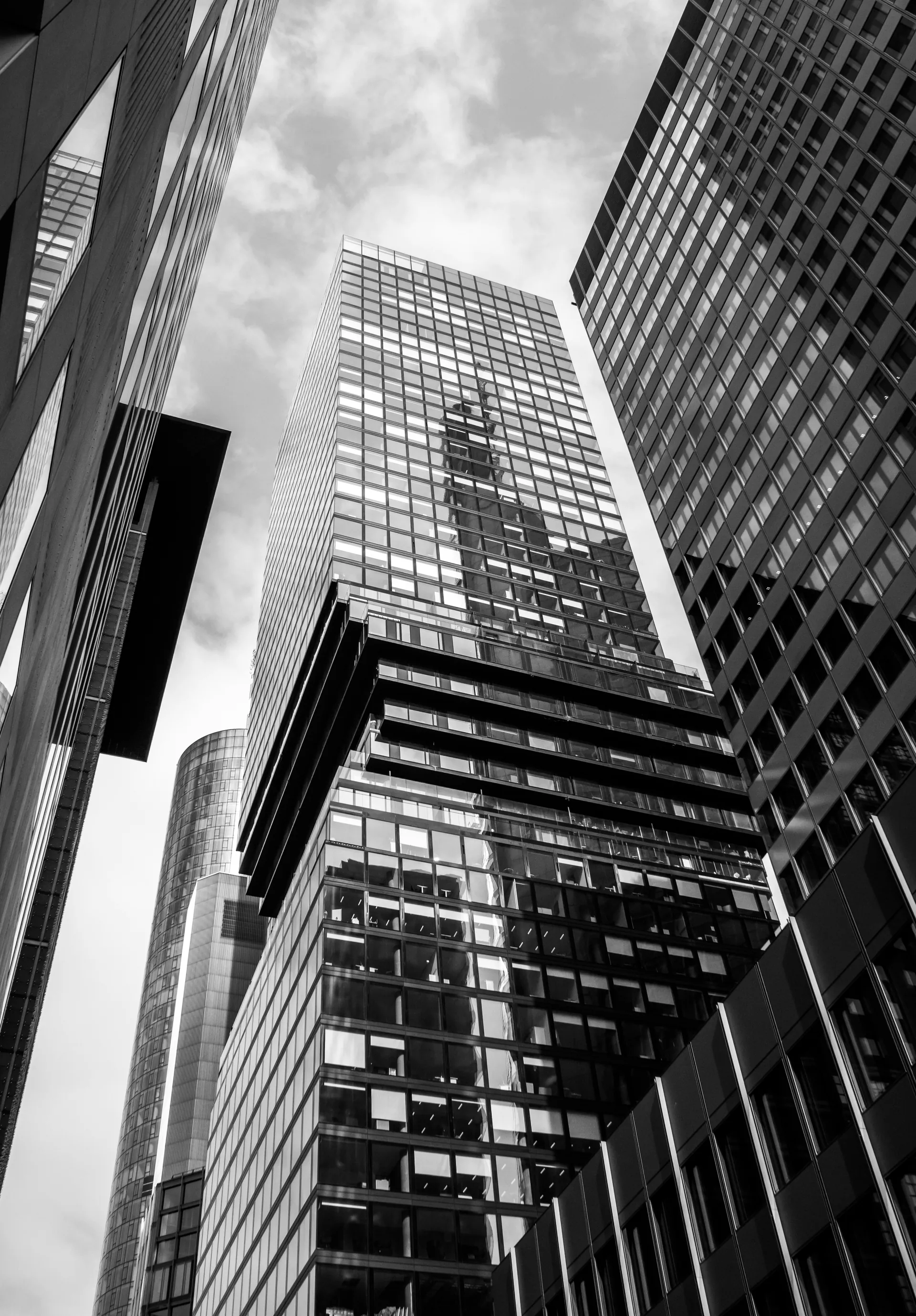 Vue en contreplongée buildings