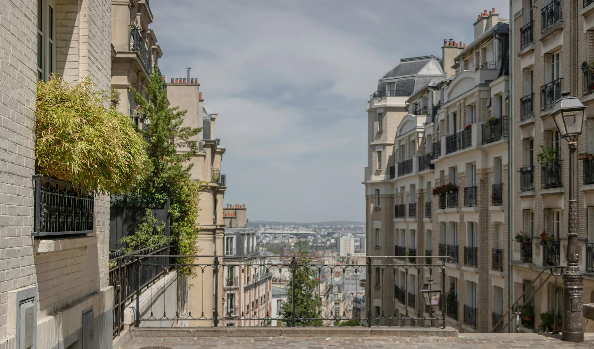 Vue depuis le quartier de Montmartre 