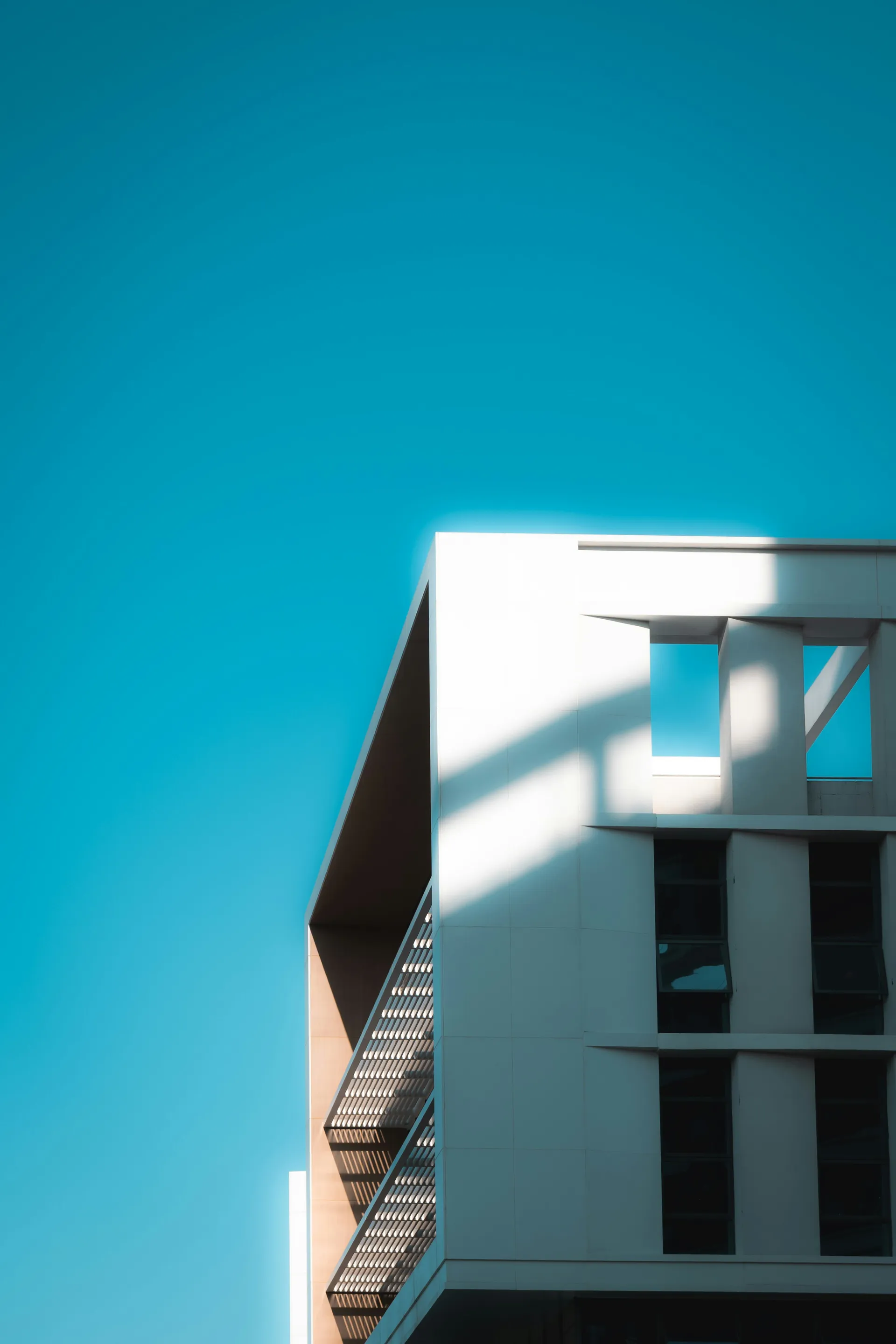 Haut d'un immeuble