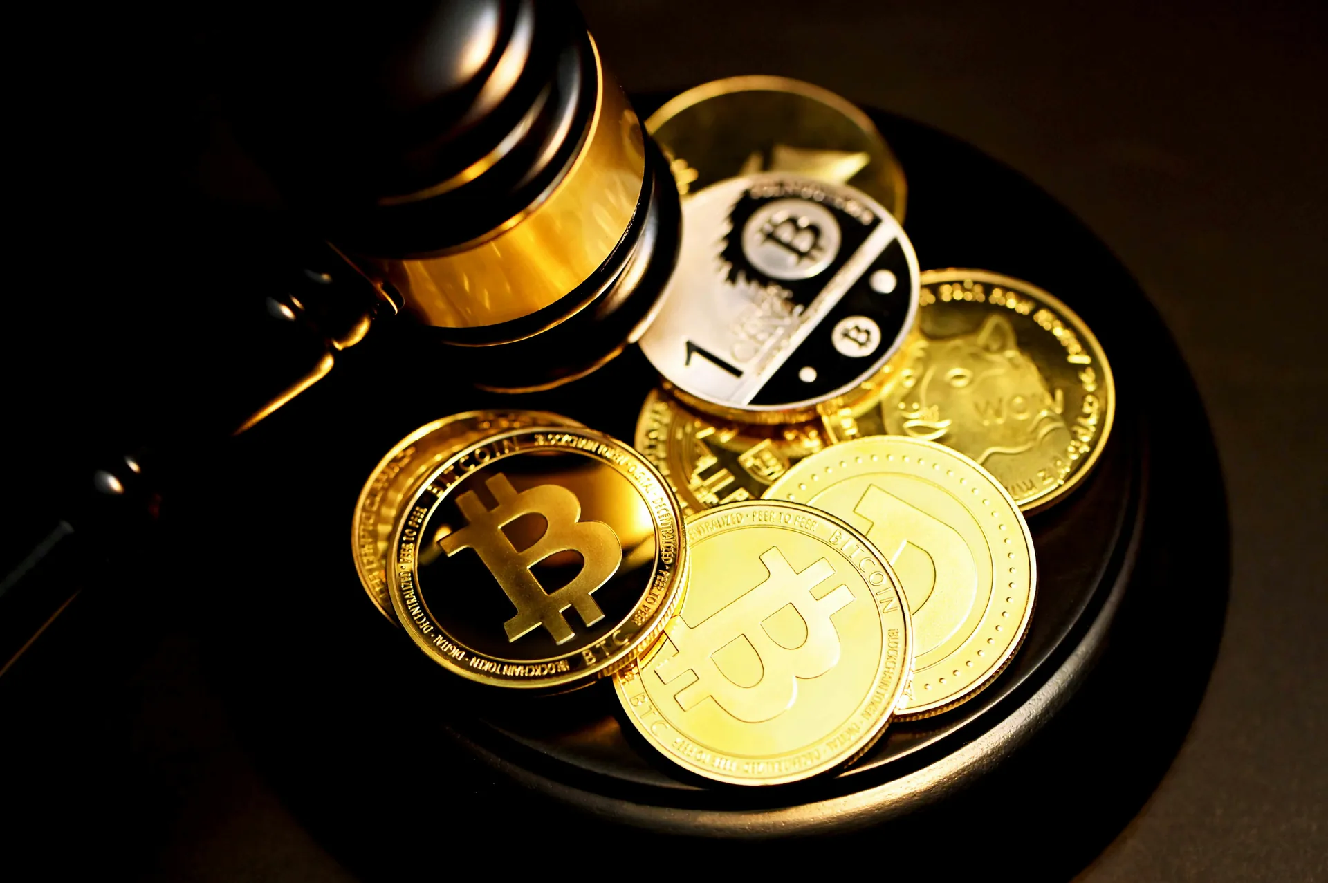 Pièces bitcoin