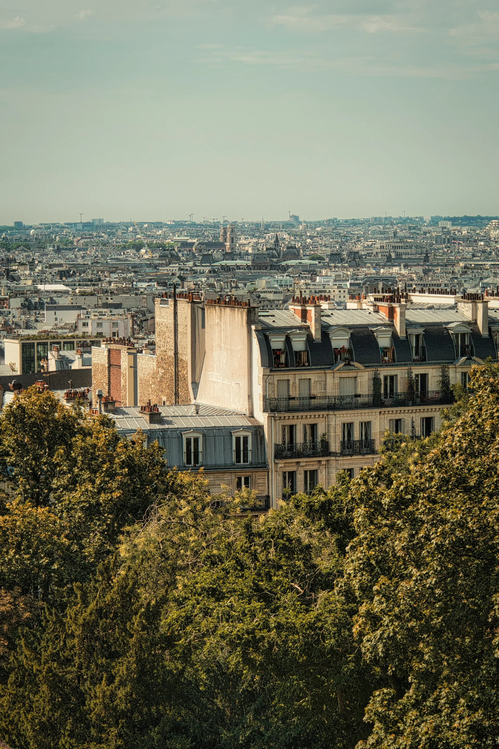 Vue sur les toit de Paris