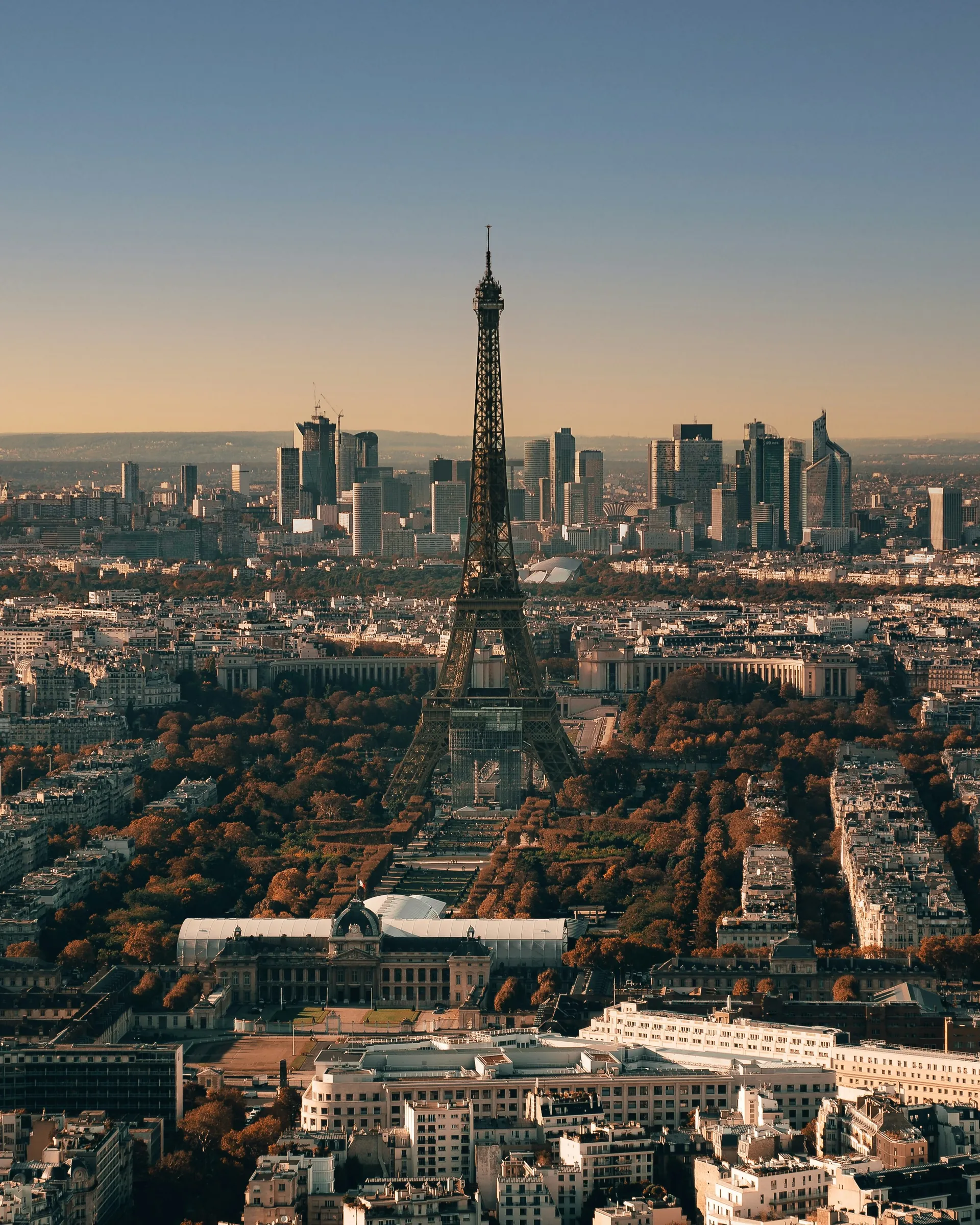 Vue aérienne Paris 