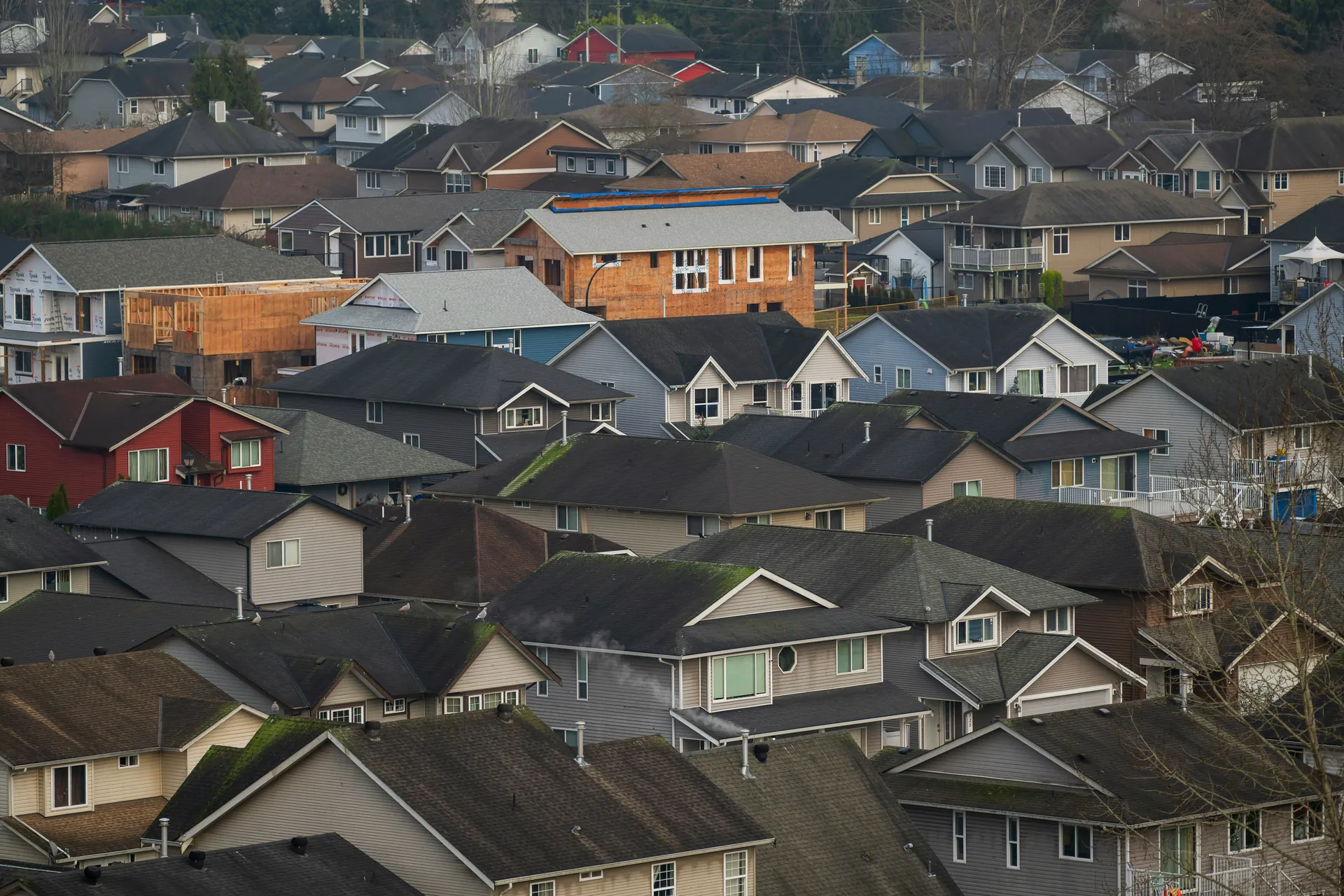 Vue aérienne logements vacants