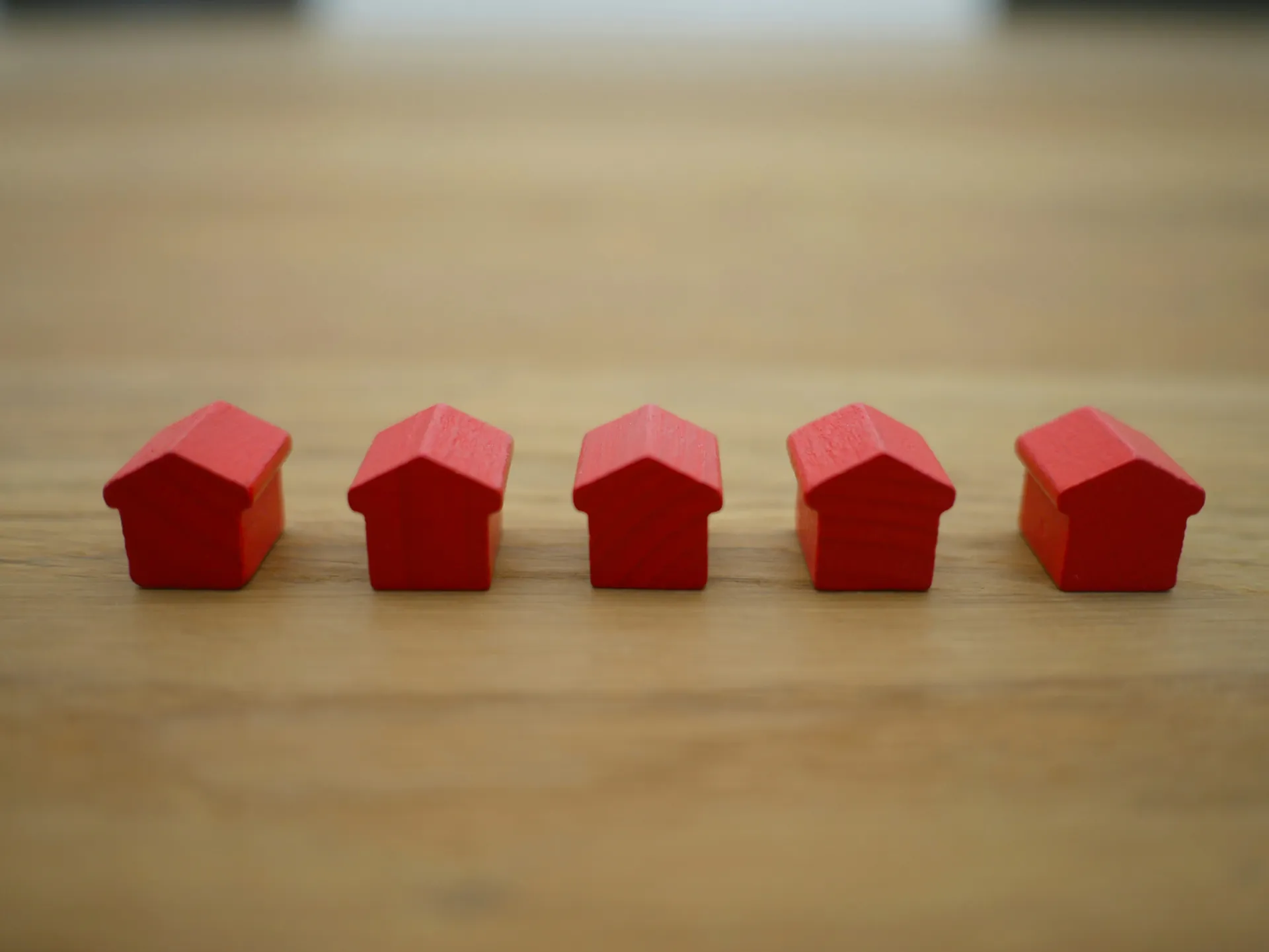 Petites maisons rouge