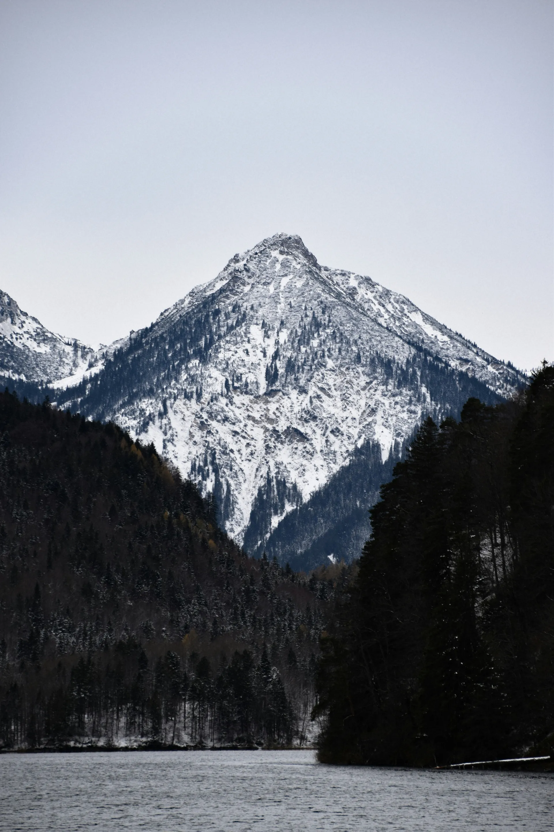 Montagne enneigée