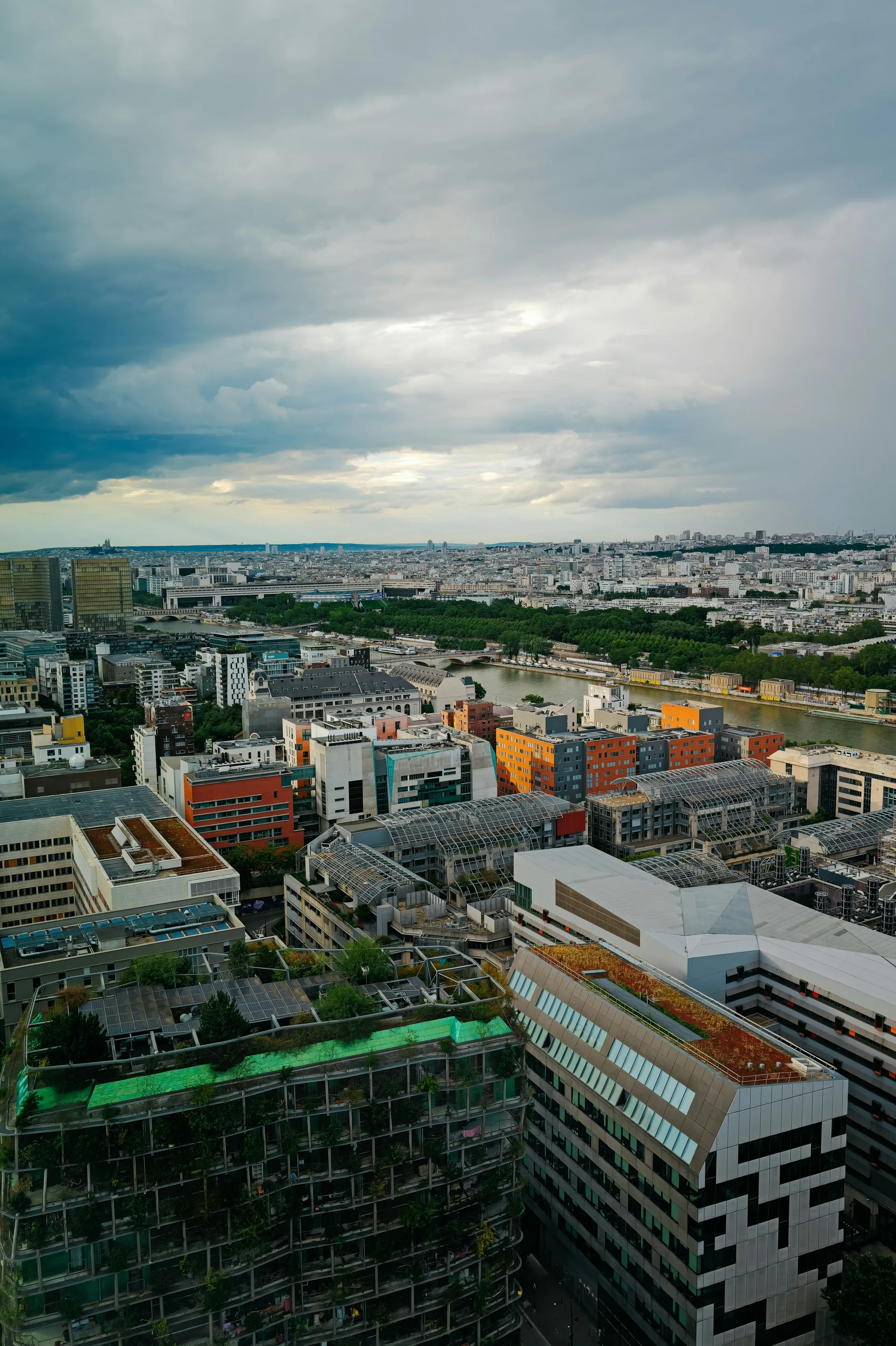 Vue aérienne résidence JO Paris 
