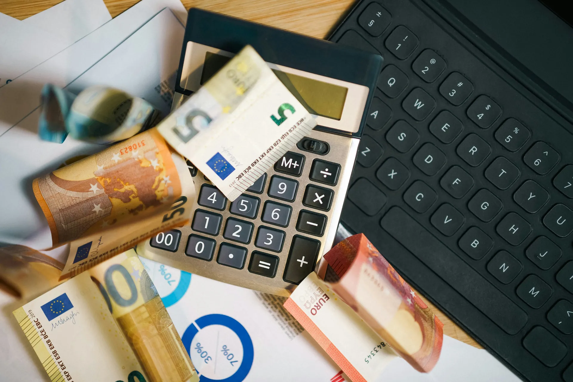 Calculatrice, billets