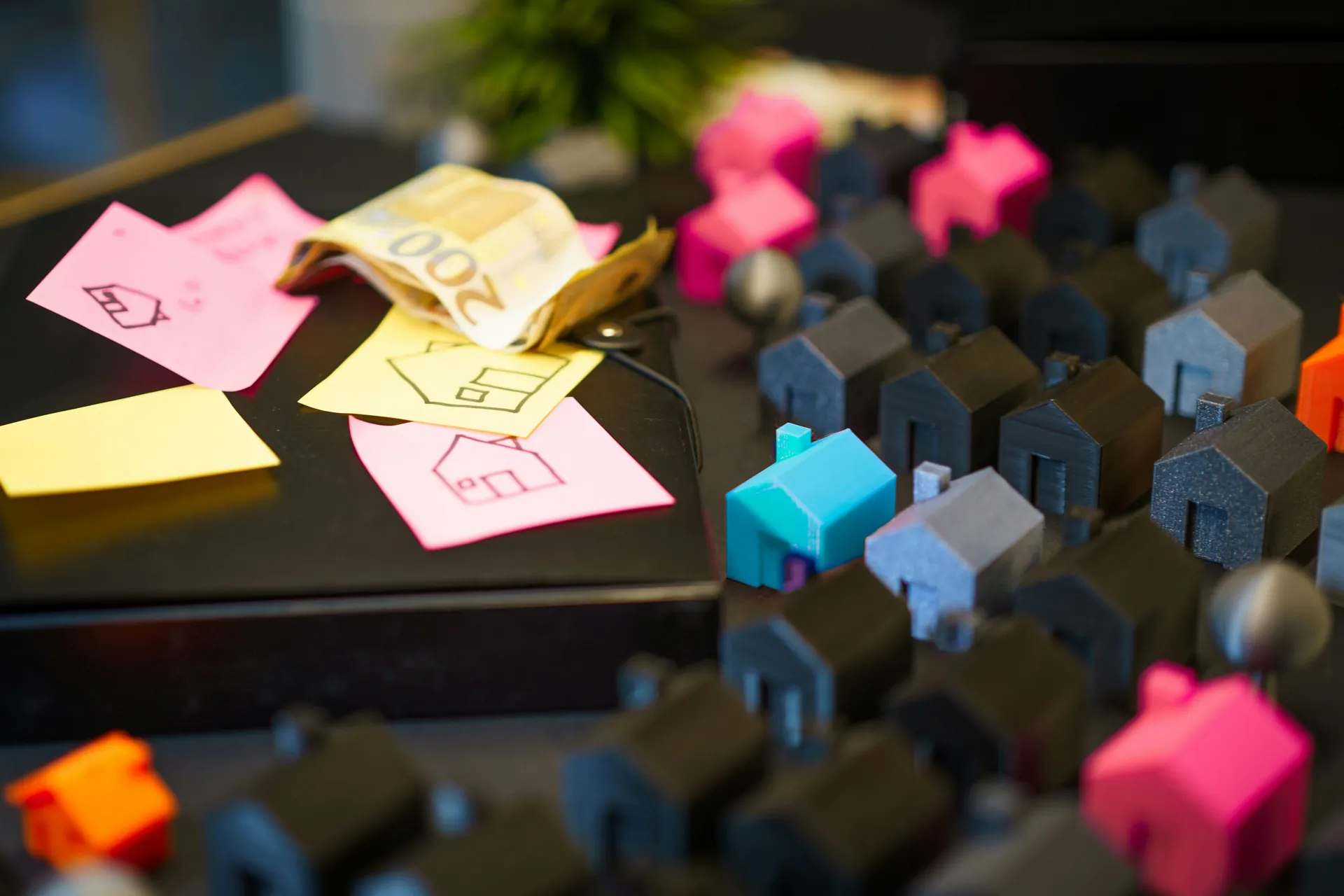 Petites maison et billets 
