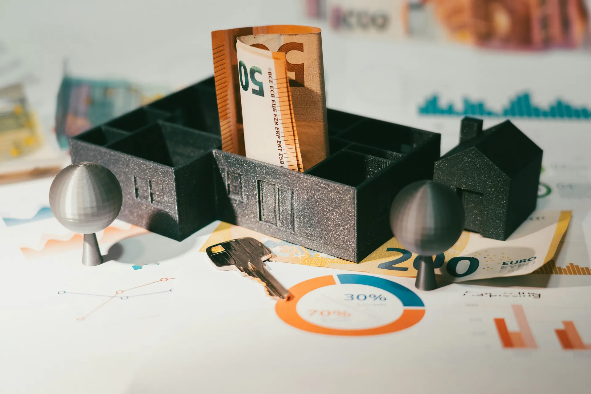 Billets et clé