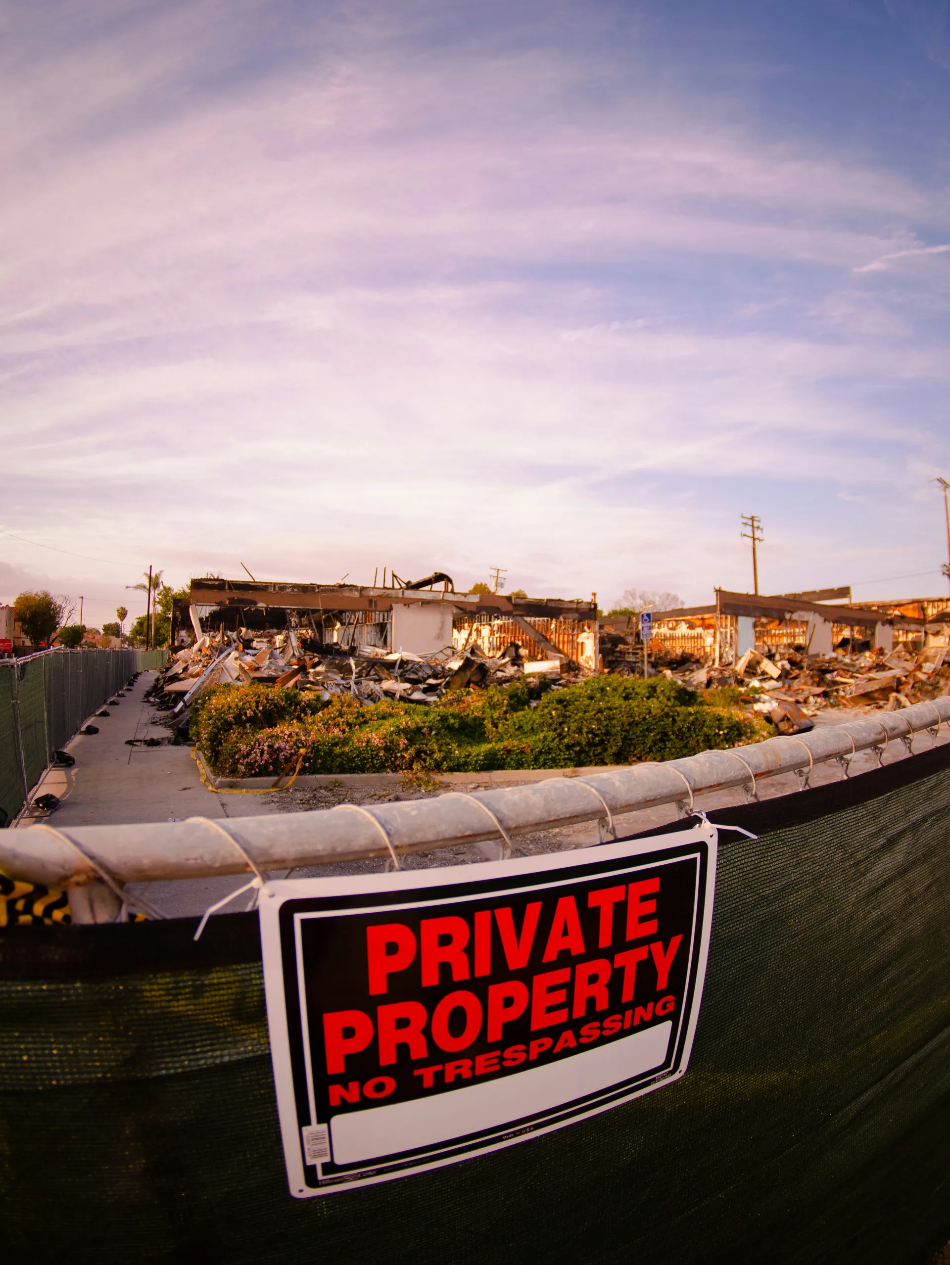 Panneau propriété privée